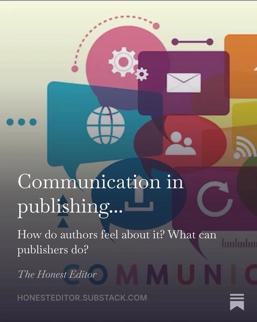 So delighted to have been a guest on @phoebeannmorgan&rsquo;s fantastic Substack today, chatting about how authors and editors can communicate more effectively. Link to read in profile! Thanks for all the comments so far - such an interesting and wor