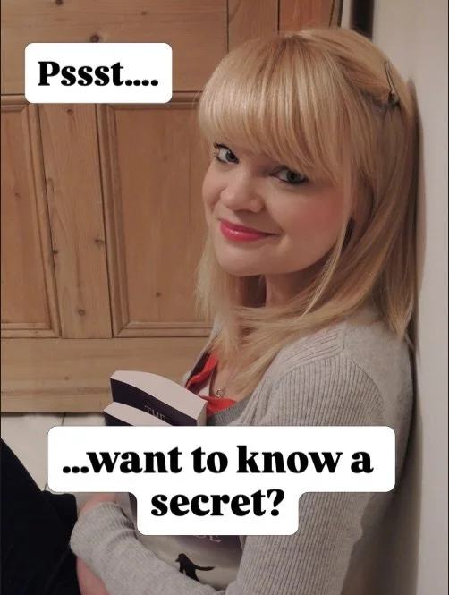About my secret past&hellip; 🫣😱

PS please don&rsquo;t go and look this book up - it is VERY dark and you will never look at me the same way again 😂🙈