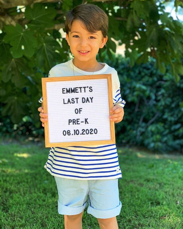 I could not be prouder of my tiny graduate on his last day of preschool, especially during these unprecedented times. It&rsquo;s amazing to look back and see how much he&rsquo;s gown over the last year and I can&rsquo;t wait to see all the magic he c