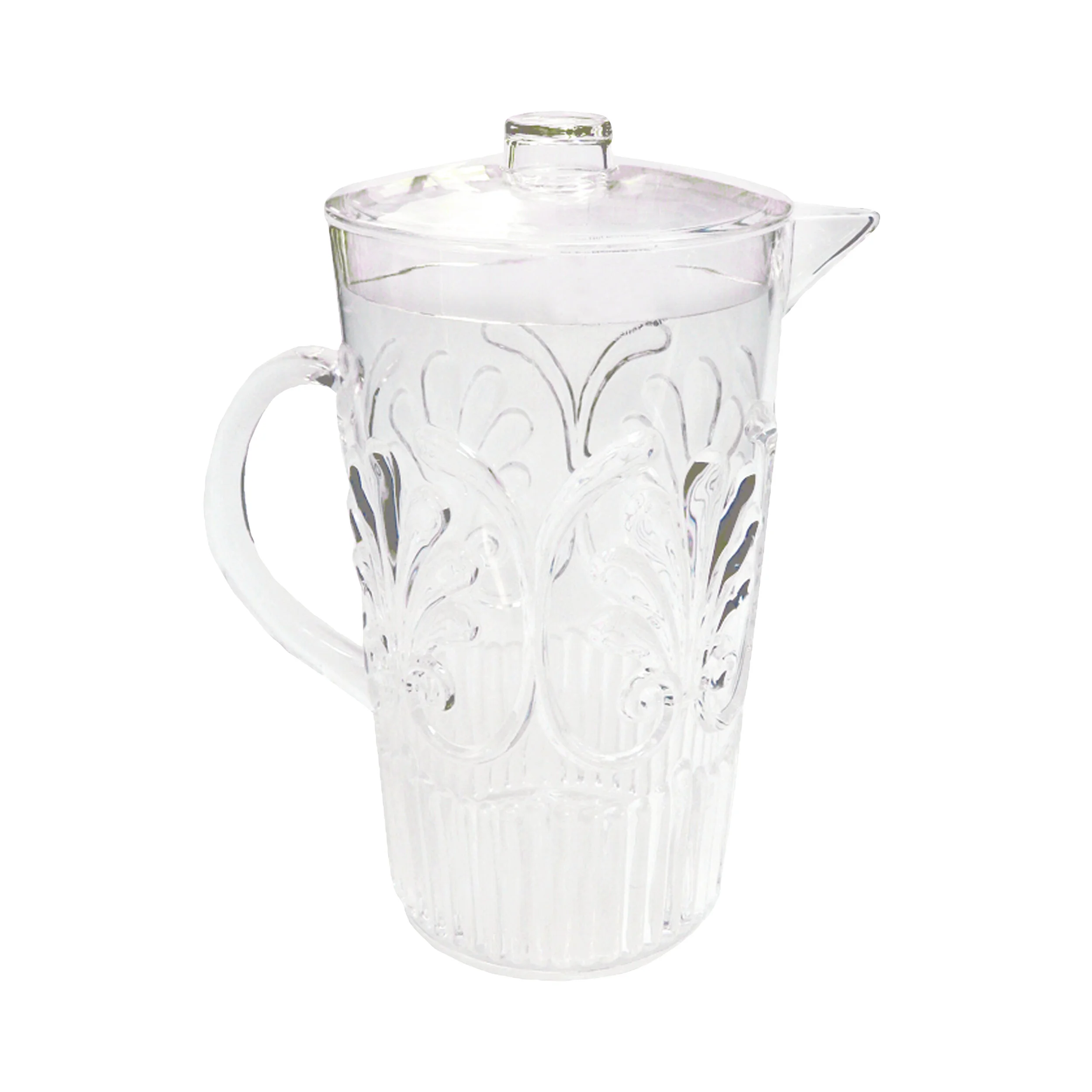 Fleur Clear Lidded Pitcher (84oz)
