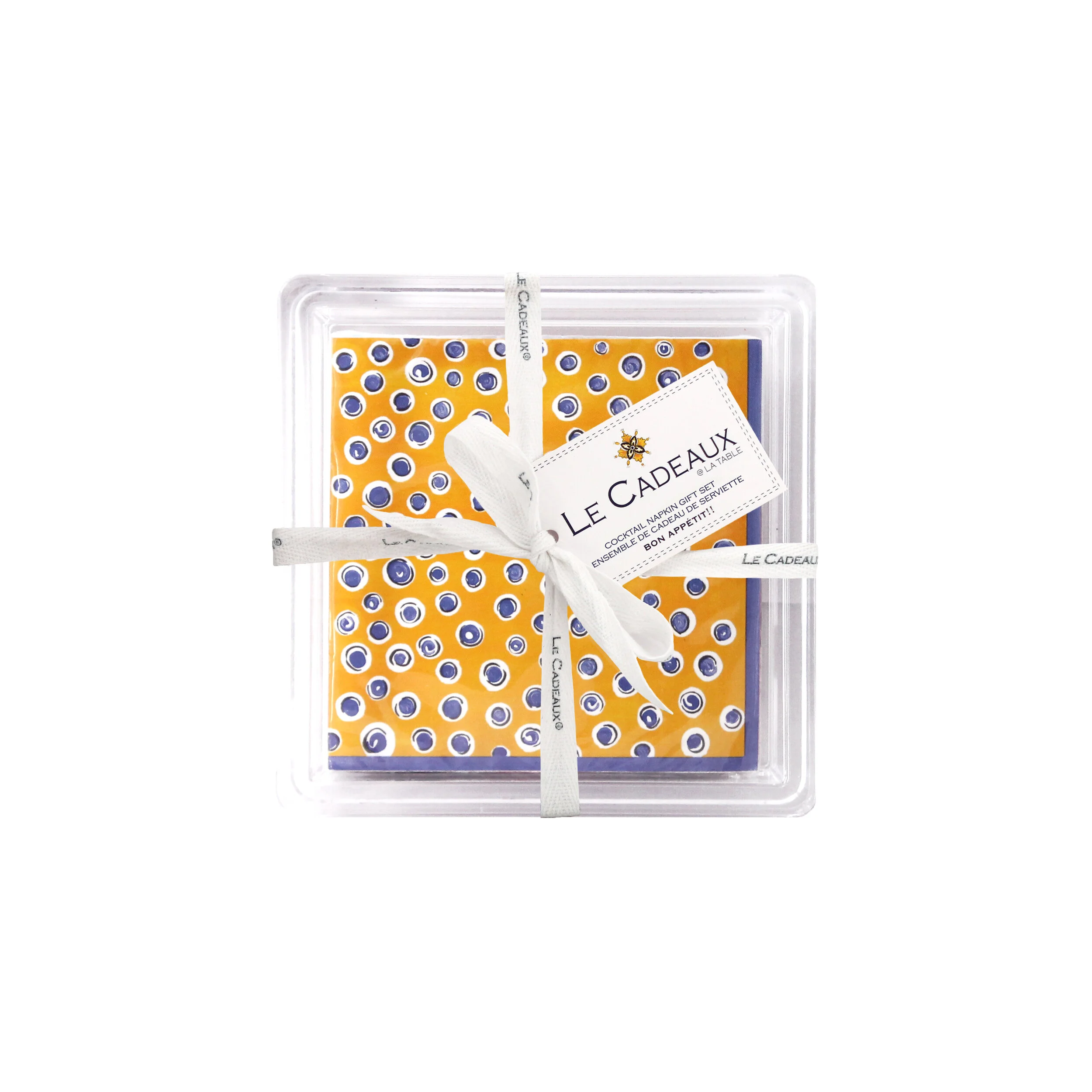 Benidorm Cocktail Napkins (Pack of 30) & Acrylic Holder Gift Set