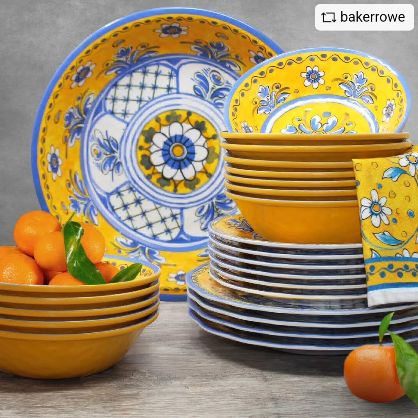 #REPOST @bakerrowe - It&rsquo;s the little things 💙💛 From morning coffee in a cereal bowl to evening wine with a cheeseboard, Le Cadeaux Benidorm adds joy to your everyday rituals.

🫖 Farmhouse charm
🧀 European elegance
🌞 Sunshine in every setti