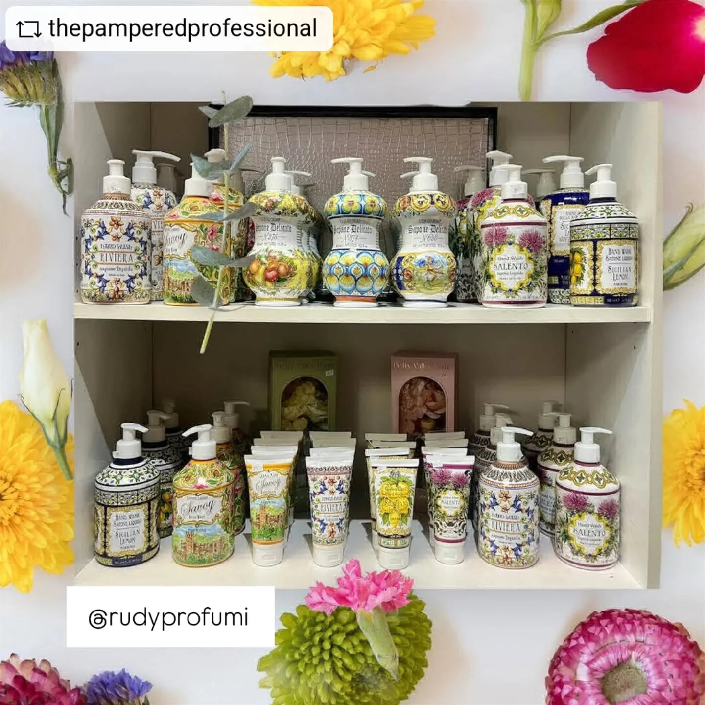 #REPOST @thepamperedprofessional - Gorgeous new line from @lecadeaux_official  #HandWash #LiquidSoap #HandCream #MadeInItaly

@rudyprofumi 

Made in Italy 🇮🇹