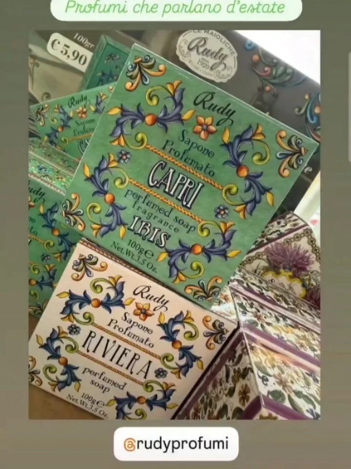 "𝗛𝗼𝘁 𝗡𝗘𝗪 𝗣𝗿𝗼𝗱𝘂𝗰𝘁 𝗔𝗹𝗲𝗿𝘁&rdquo;Have you tried the NEW bar soaps from Rudy Profumi? Bring Italy to your home and luxury to your daily routines with the captivating fragrances of these lovely soaps. Perfect for Mother&rsquo;s Day G