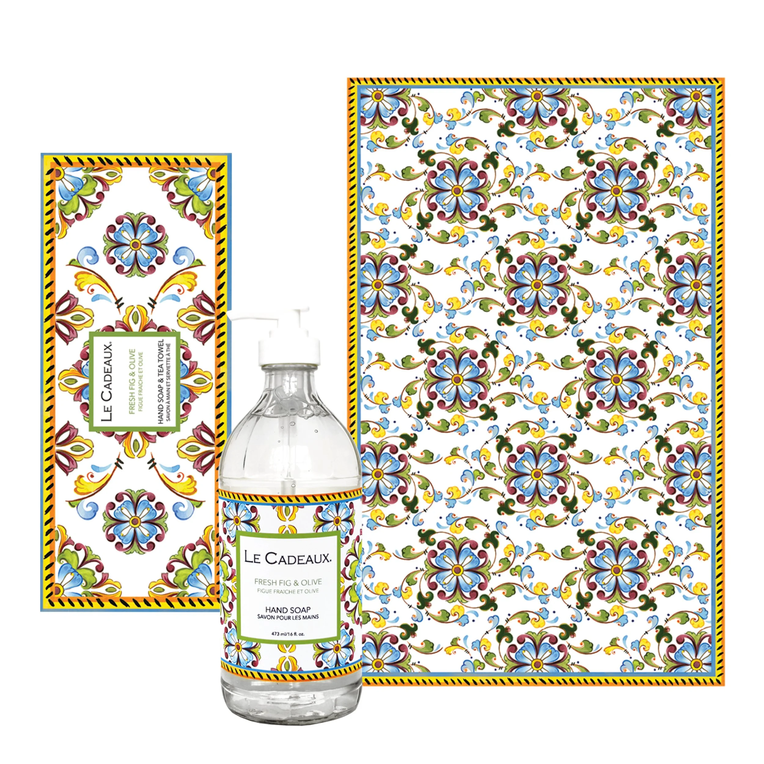 #CCGS-GBS-FG Fresh Fig and Olive Hand Wash and Tea Towel Boxed Gift Set 300dpi RGB.jpg