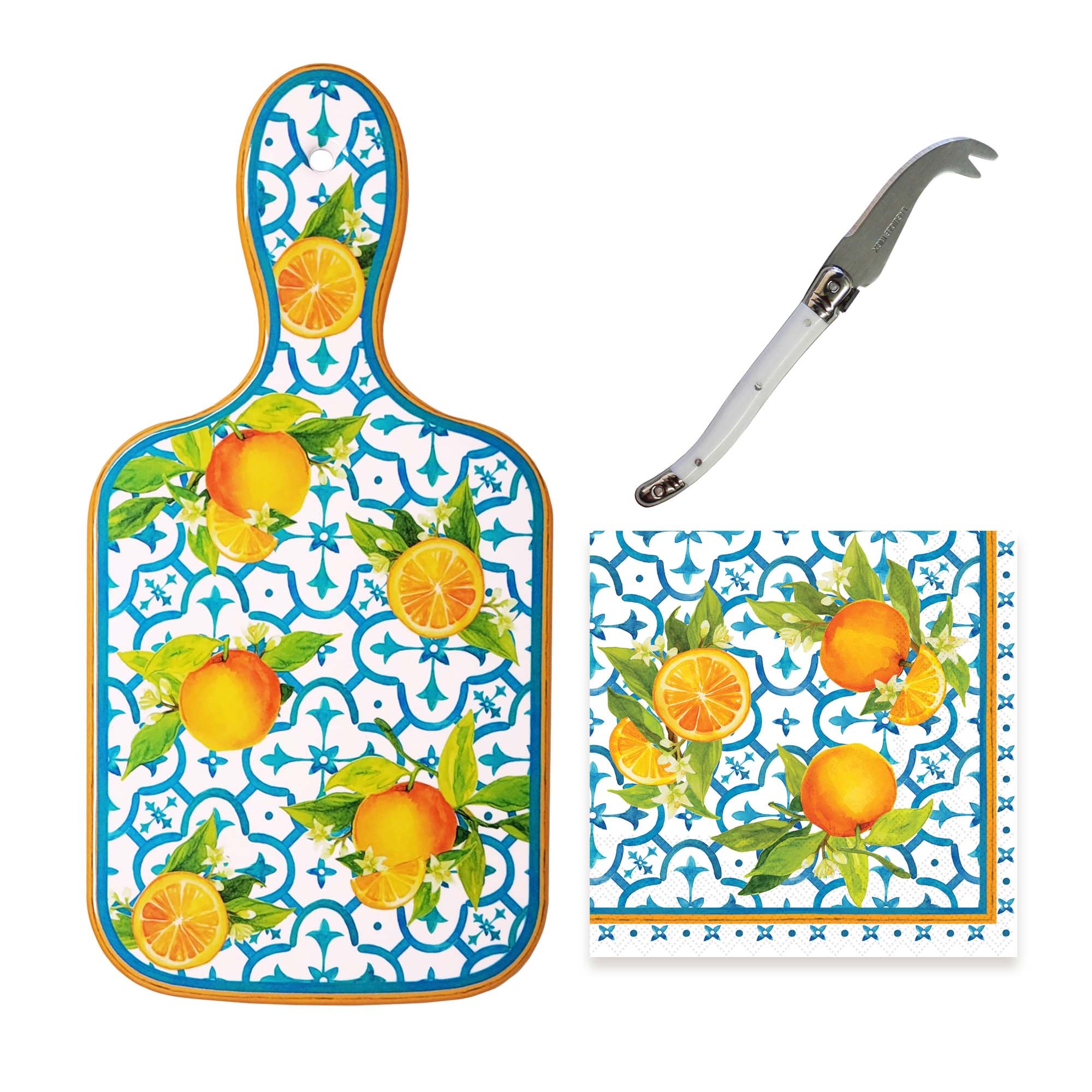 #GS-MCB-VAL Valencia Mini Cheeseboard with cocktail napkin and cheese knife Gift Set_2 SM.jpg