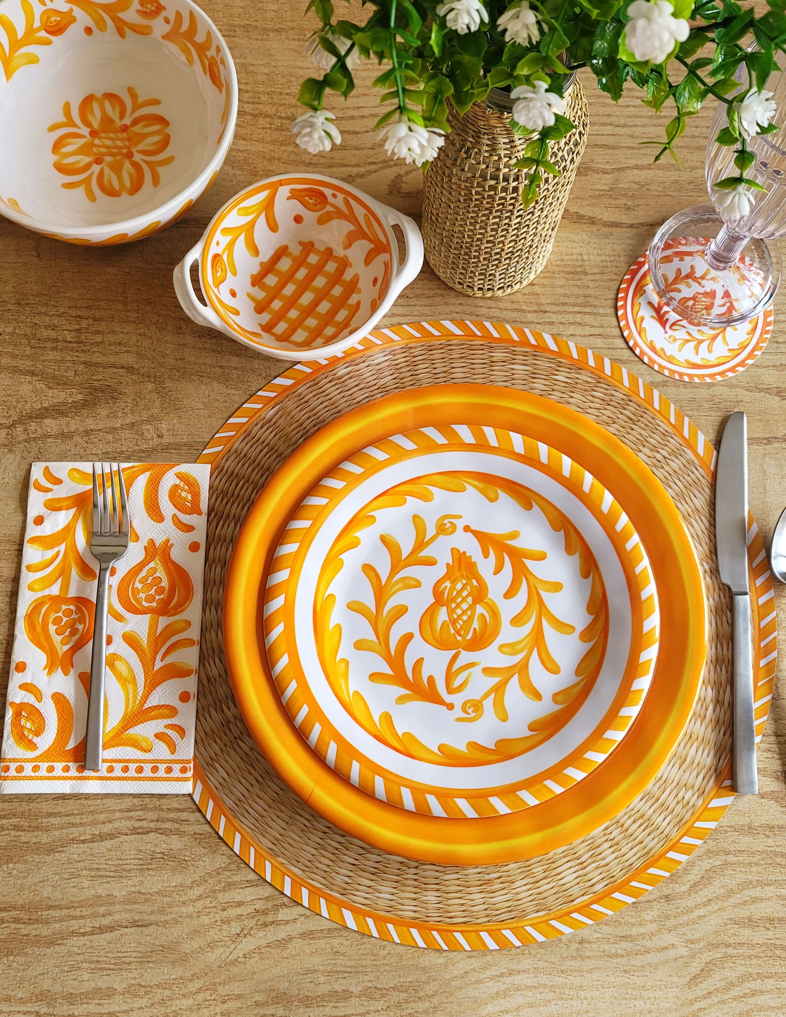 Sicily Solid Orange and Sicily Orange Placesetting Lifestyle 2025.jpg