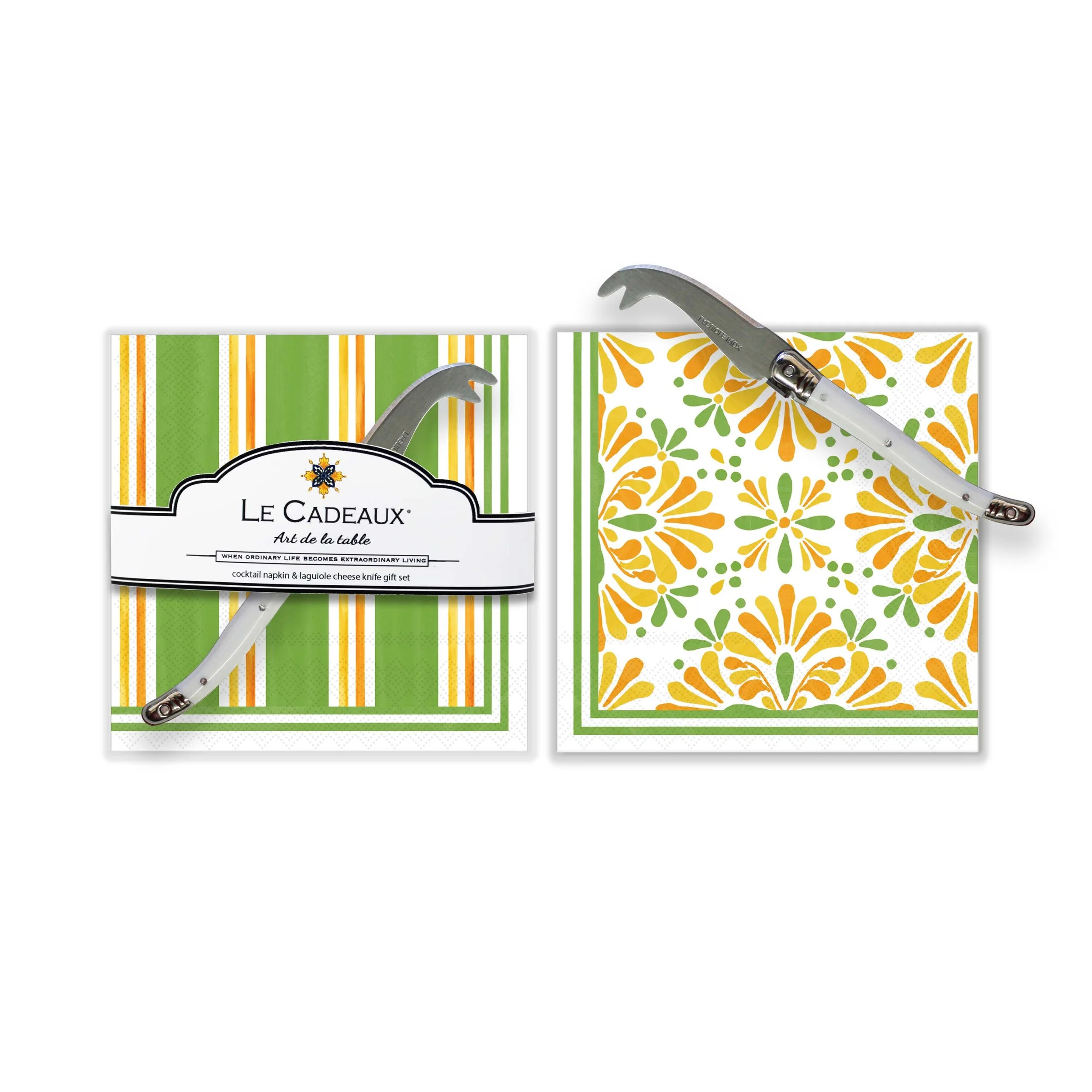 #CCGS-256PLM Paloma Cocktail Napkin and Mini Laguiole Cheese Knife Gift Set Lifestyle 300dpi RGB SM.jpg