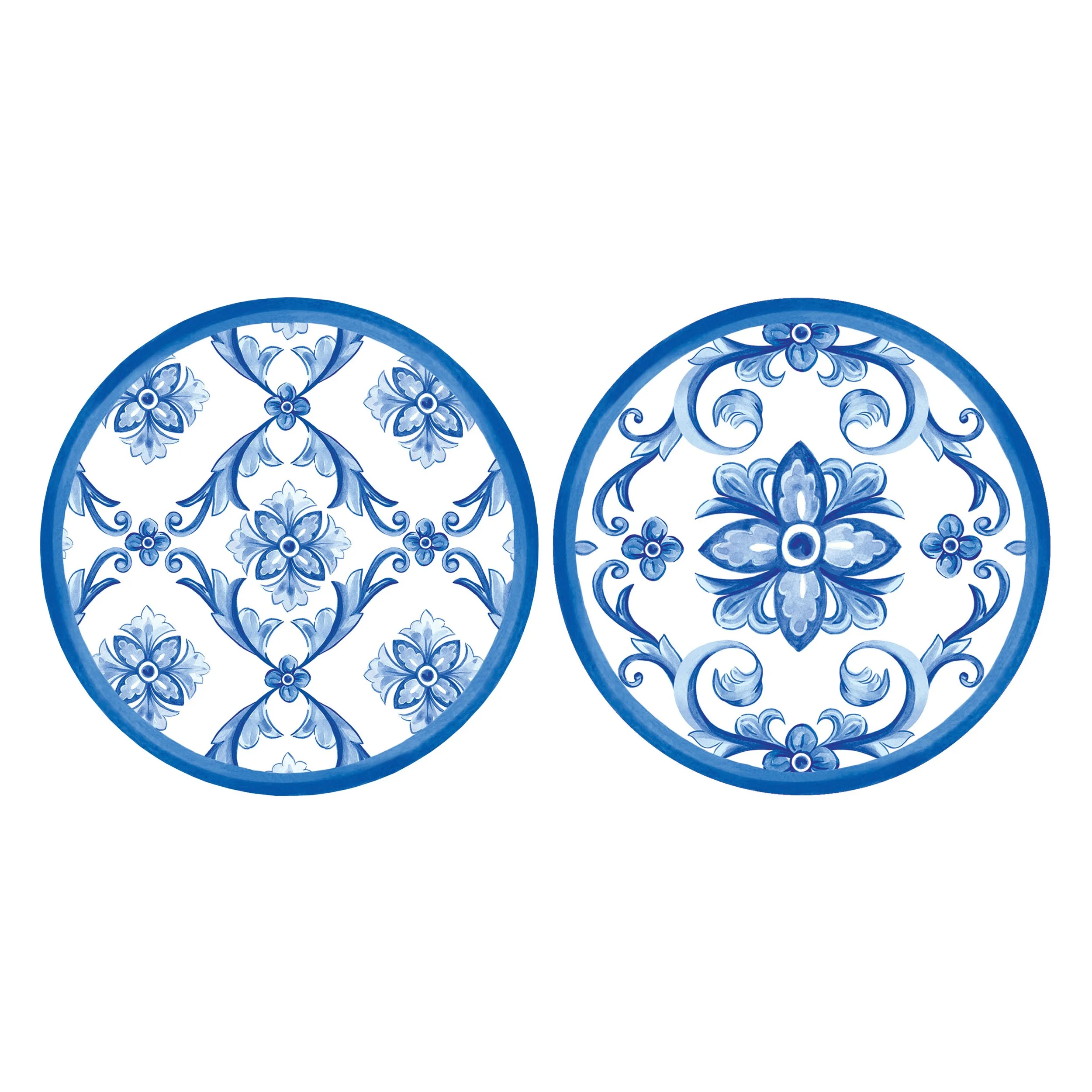 Mallorca Decorative Double-Sided Paper Coasters (Pack of 20)