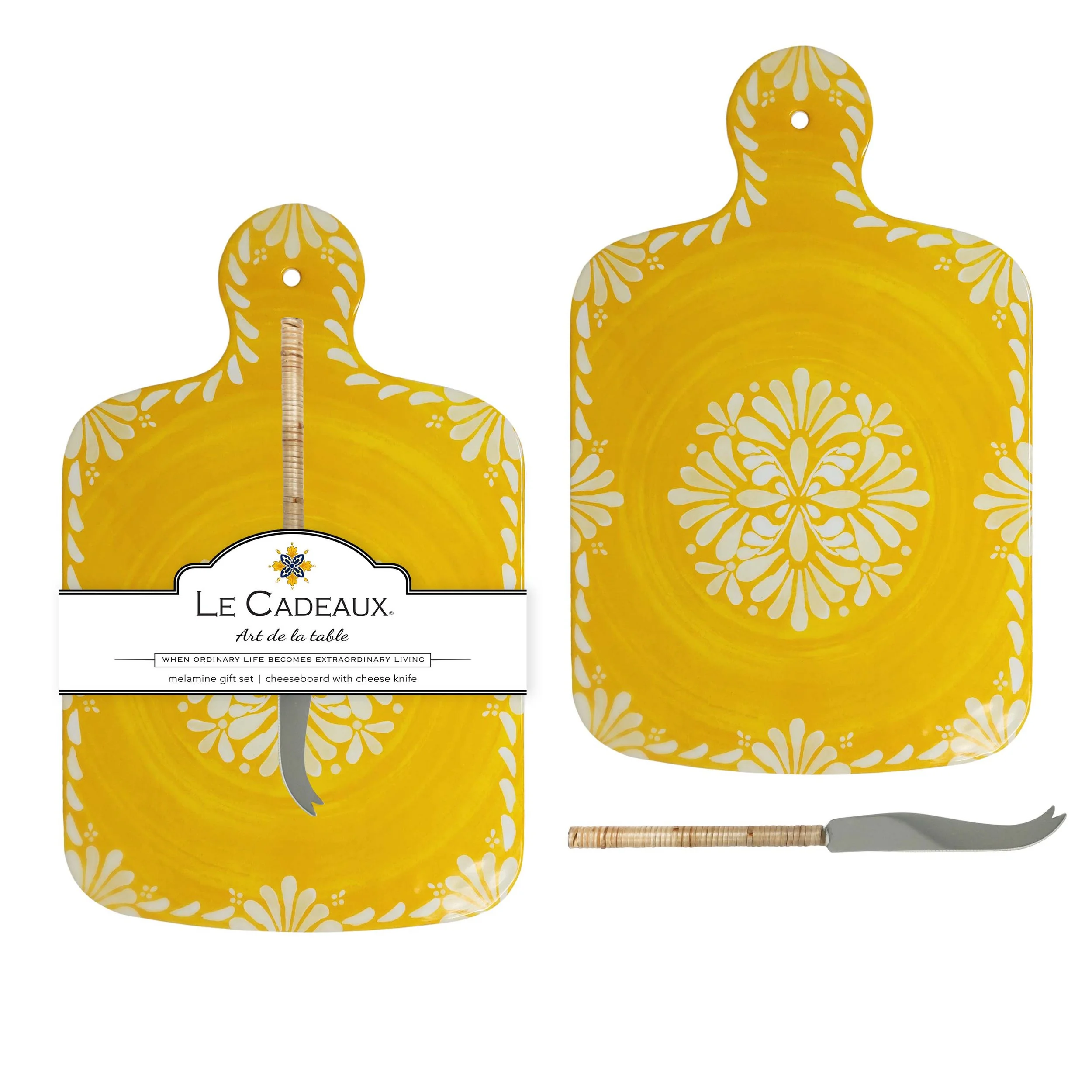 #GS-CB-PLY Paloma Yellow Cheeseboard and Rattan Cheese Knife Lifestyle SM.jpg