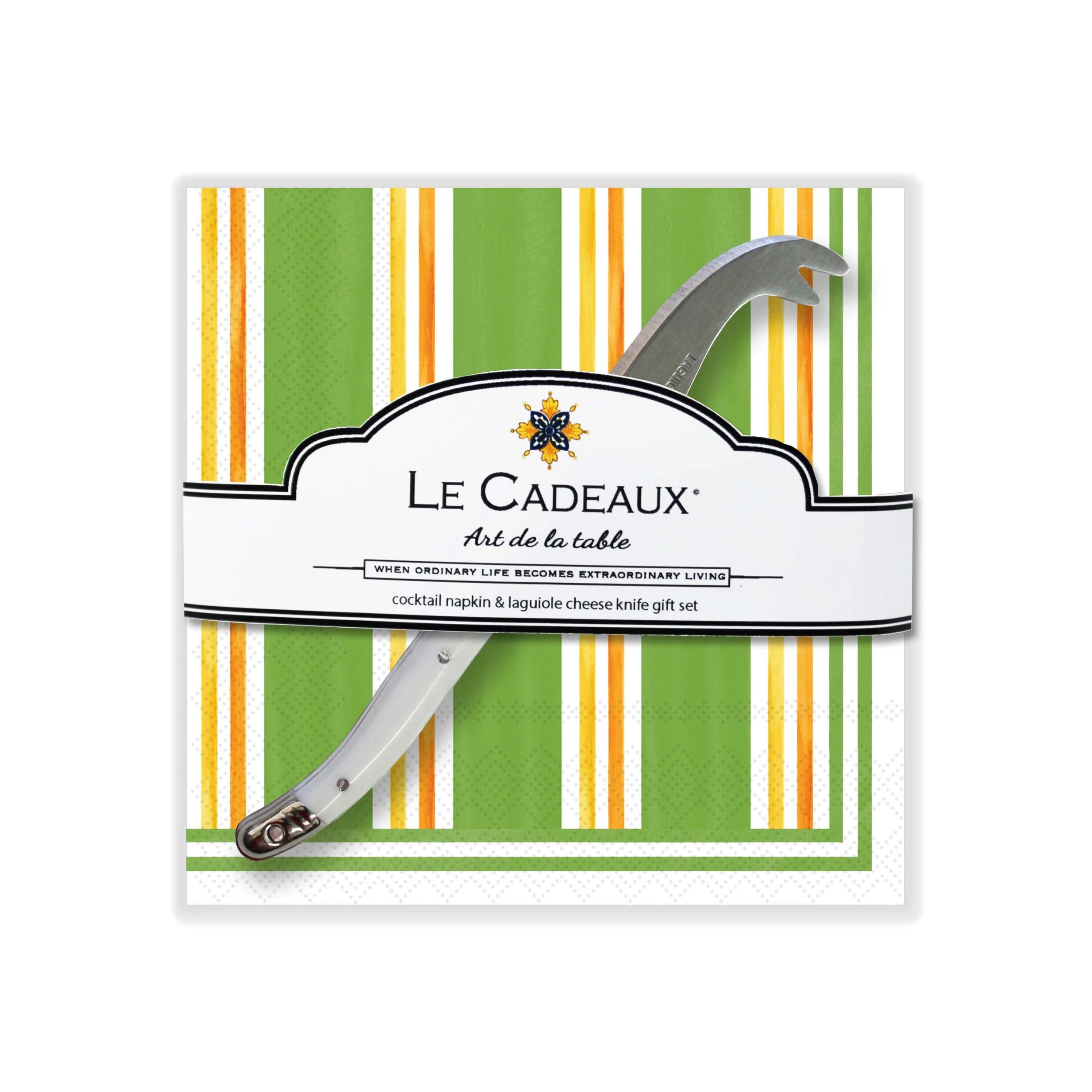 #CCGS-256PLM Paloma Cocktail Napkin and Mini Laguiole Cheese Knife Gift Set 300dpi RGB LT SM.jpg