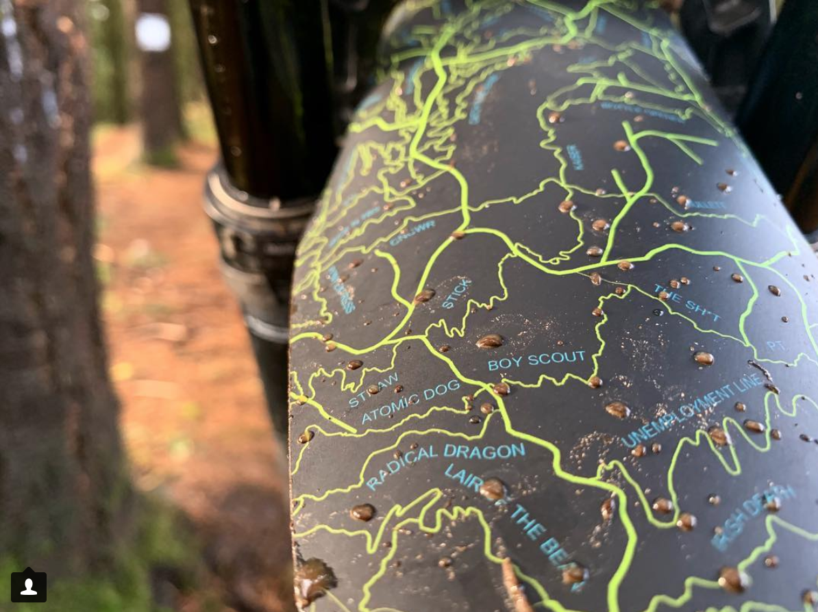 Vintage Palm Mountain Bike Fender