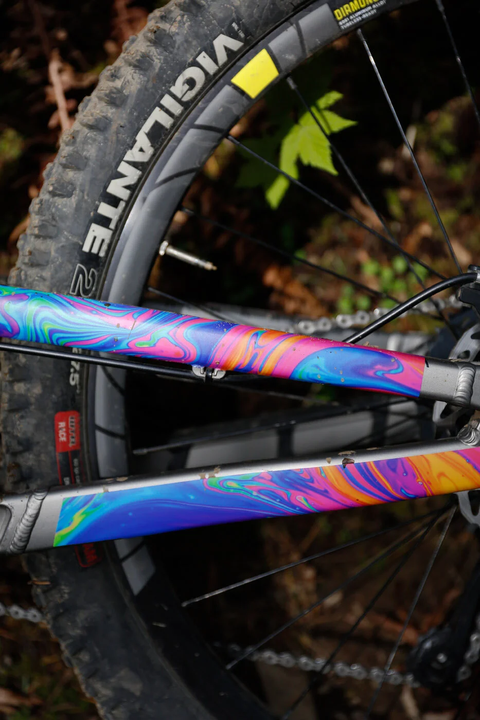 oil slick frame
