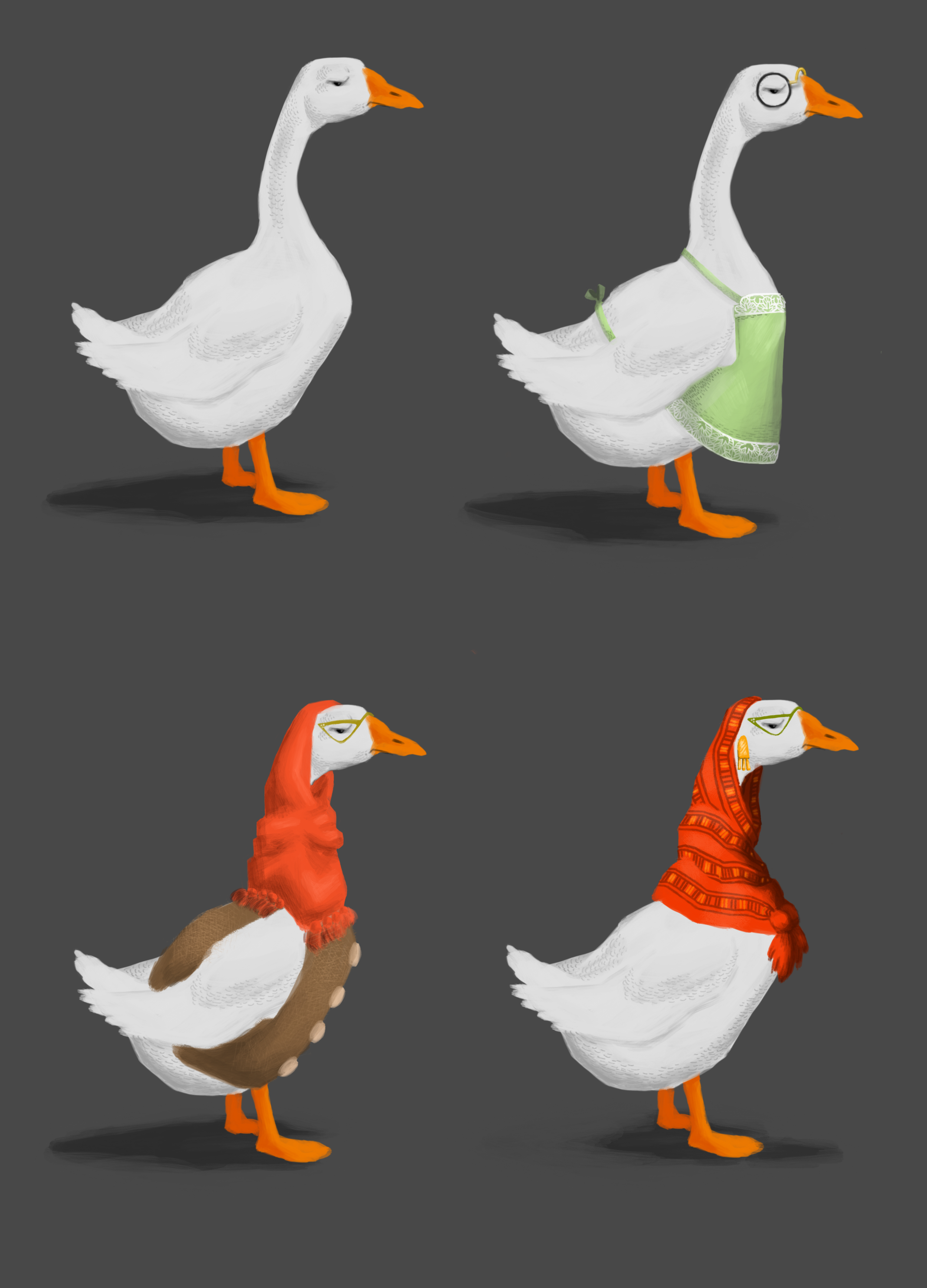 Character Design, Grandmother I