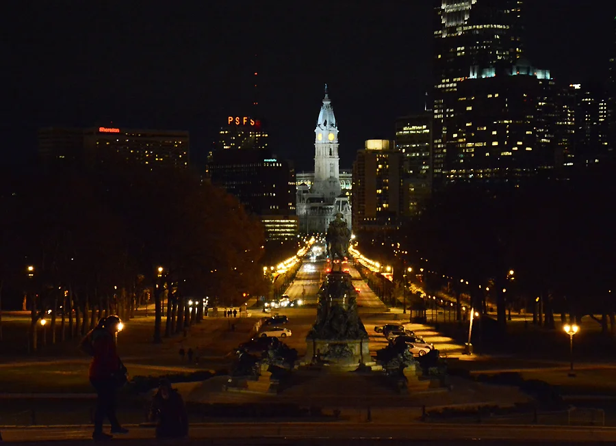 Philadelphia City Hall at Night 