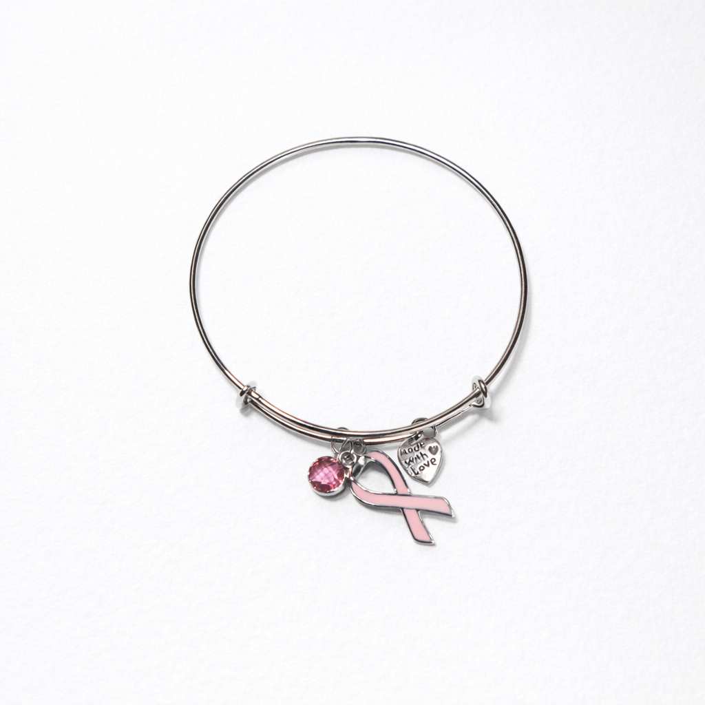 Breast Cancer Awareness Expandable Bracelet