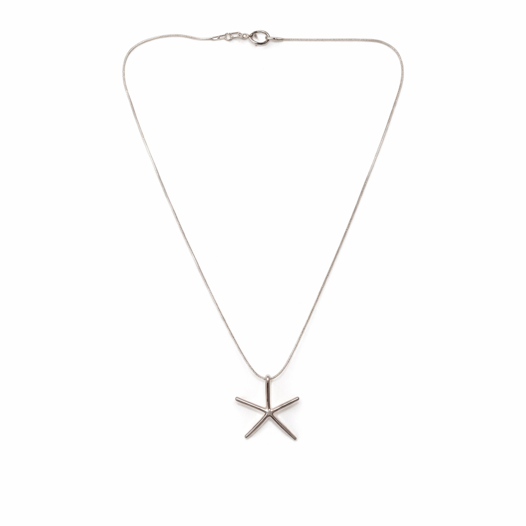 Starfish Necklace You Make a Difference Sterling Silver 925 with Card