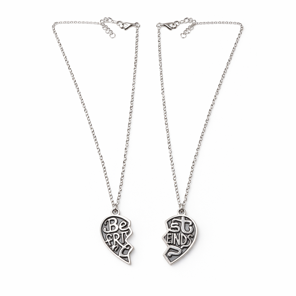 Best Friends Heart Piece - 2 Necklaces