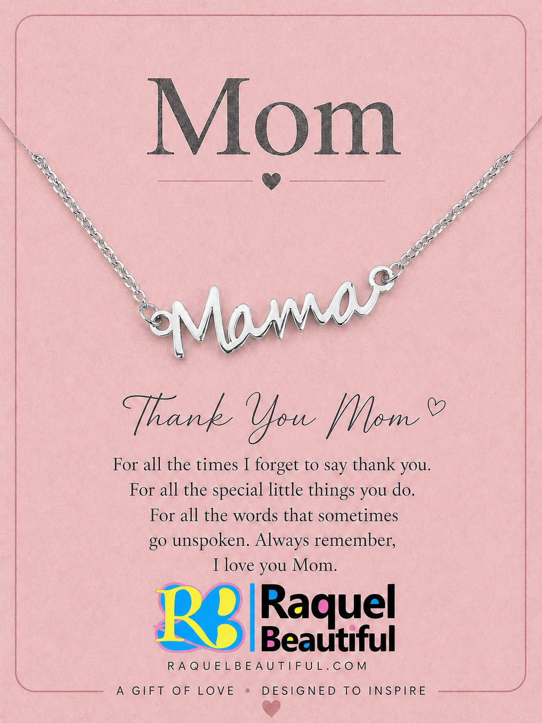 Mom Mama Jewelry Necklace Silver Down Syndrome.PNG