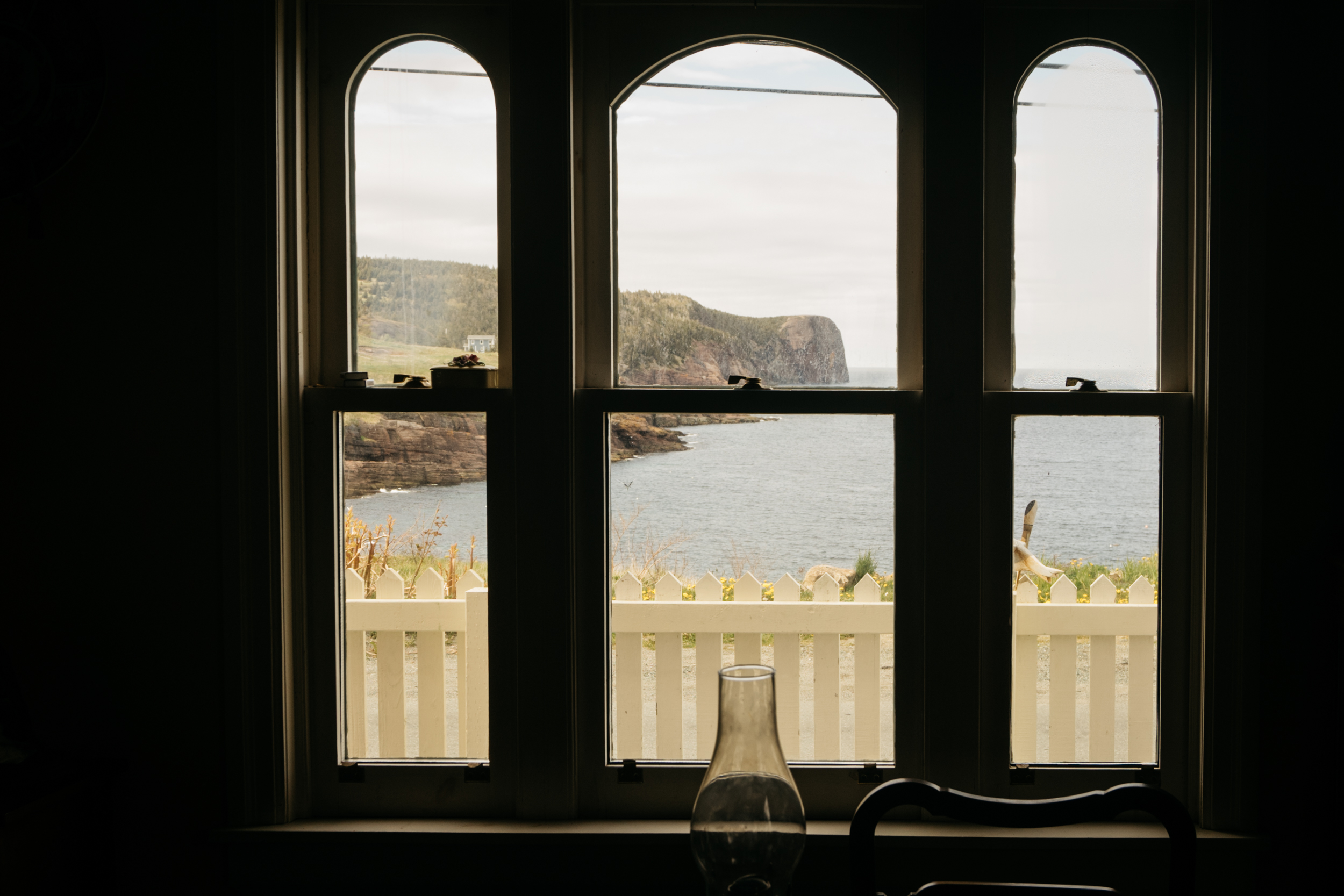 The windows in Catherines's beautiful heritage home.