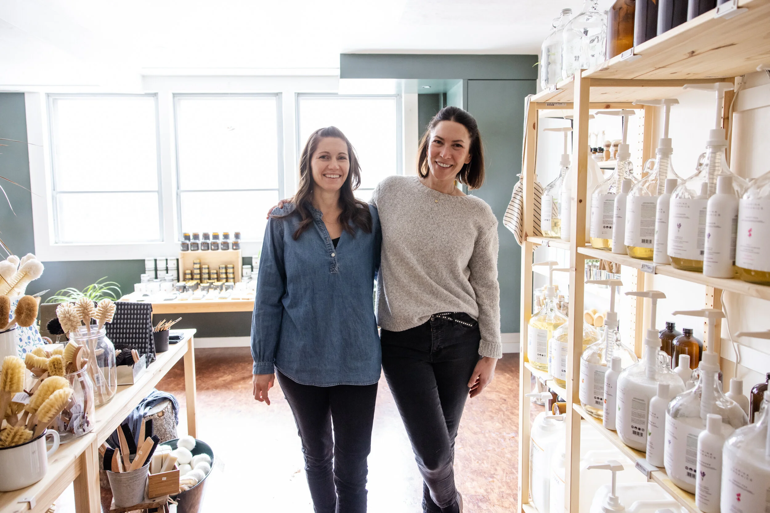 Lisa and Tara from Canary Refillery