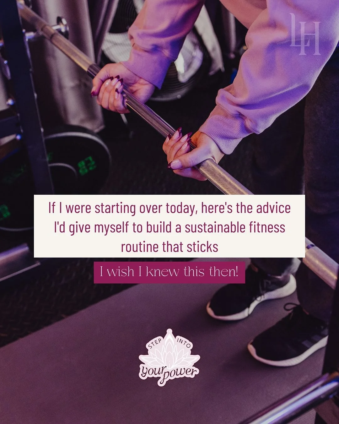 I really wish I understood this when I first started working out! Swipe to see the advice I&rsquo;d give myself now.