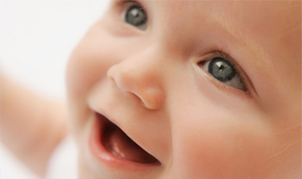 Kids vision develops from infancy through childhood