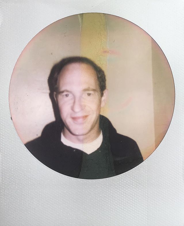 Caribou - Dan Snaith on impossible round frame. #daphni #caribou #caribouband #impossibleproject #polaroid #instantfilm #instant #nofilter #pitchfork