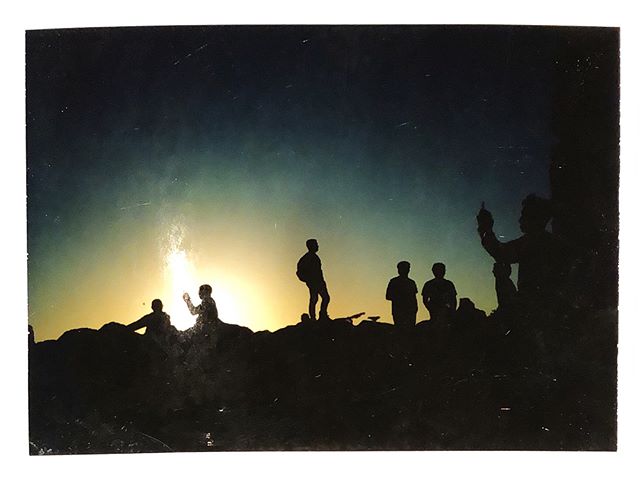 2 week ago I threw my first festival with @anjunadeep with @selectentertainment on treasure island. Sunset during @yottomusic shot on FP100C #polaroid #impossibleproject #fujifilm #nofilter #instant #instax #sunset #anjunadeep