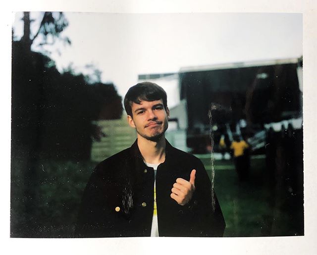 One of my new favorites. @rexorangecounty shot on Fuji100c with the FP-1 at #outsidelands #rexorangecounty #fujifilm #polaroid #instax #nofilter #osl