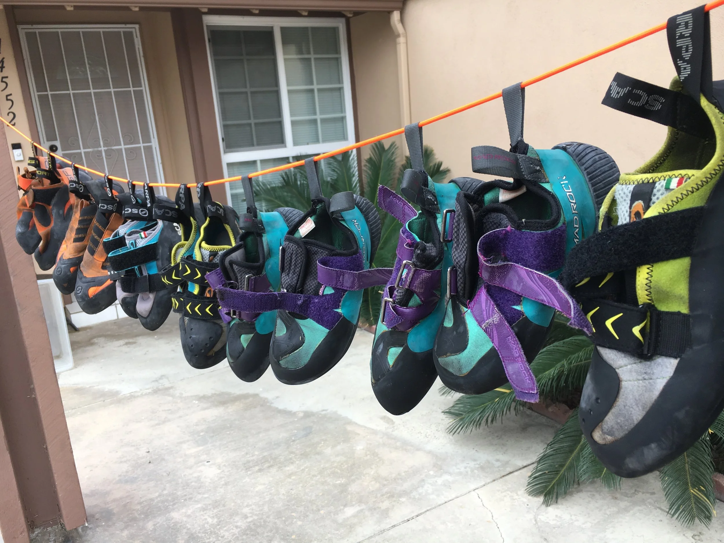 So many stinky shoes. 