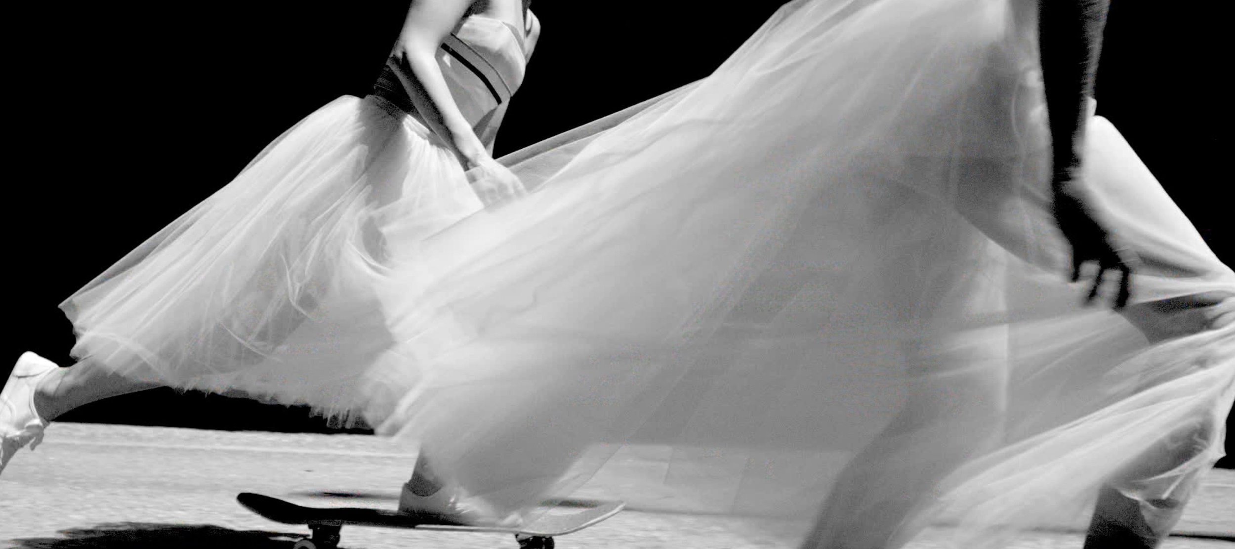 Christian Siriano - Skateboard (b&w)