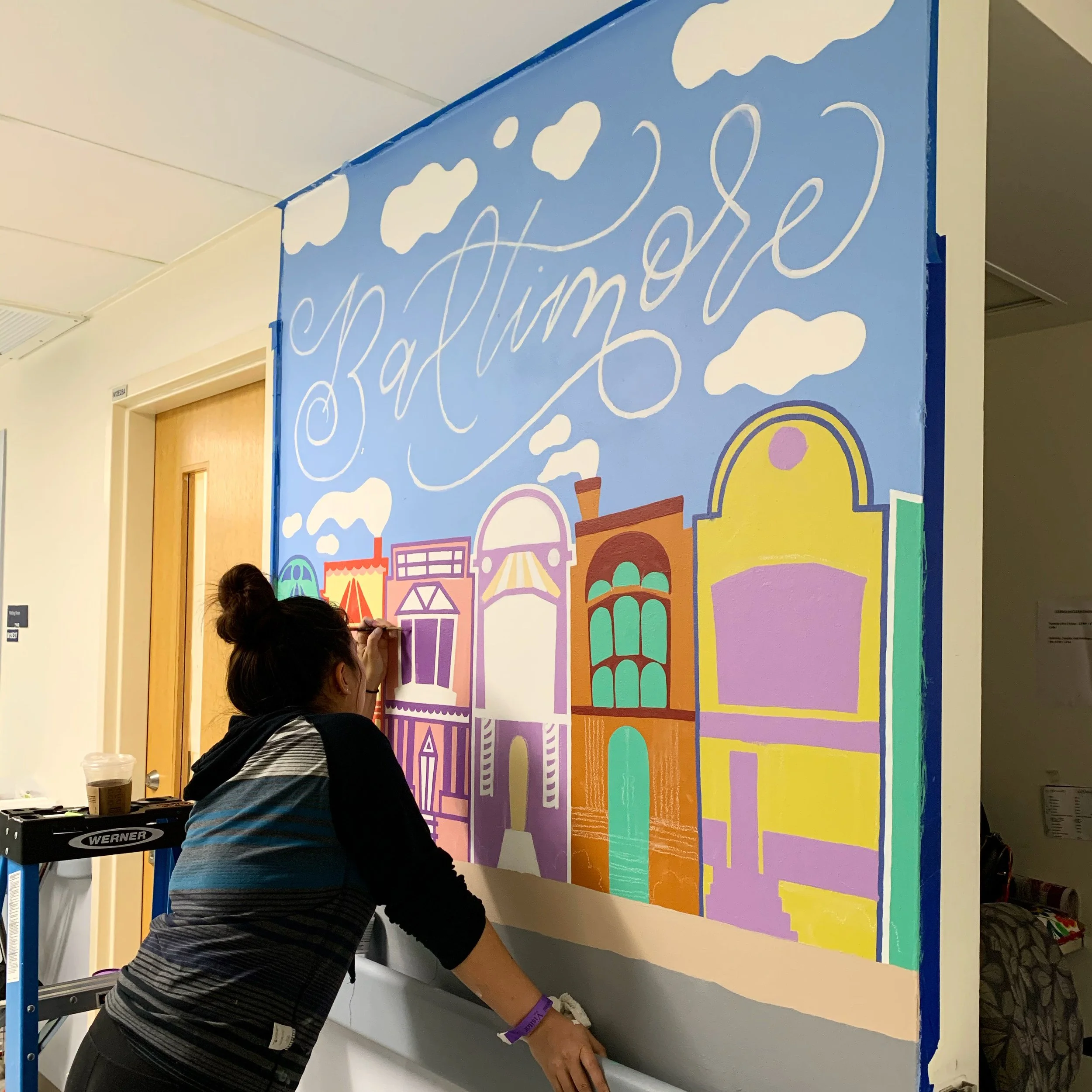 UMMC Painted Ladies - Artist at Work.jpeg