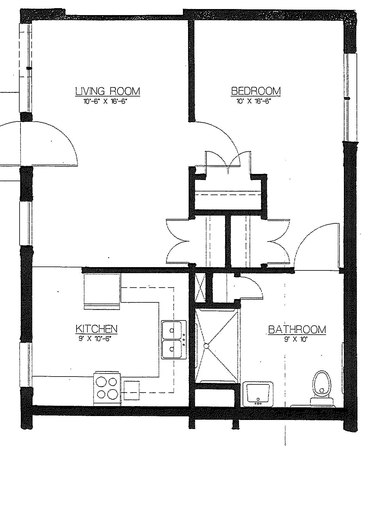 One Bedroom Handicap Accessible