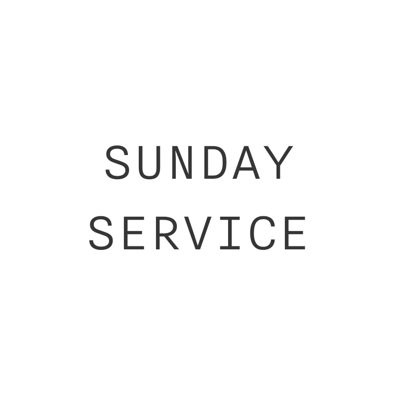 Sunday Service 10am