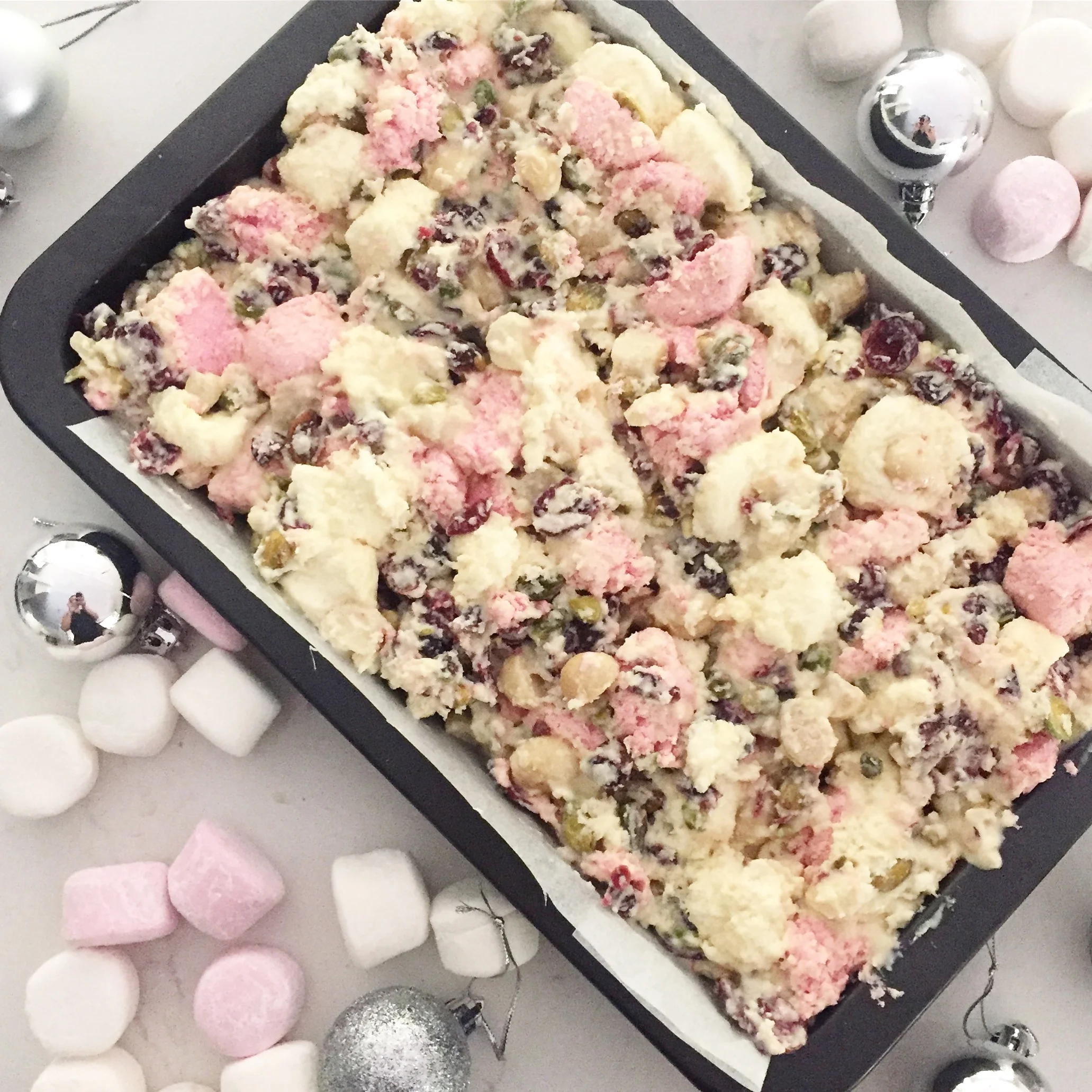 White Choc Rocky Road