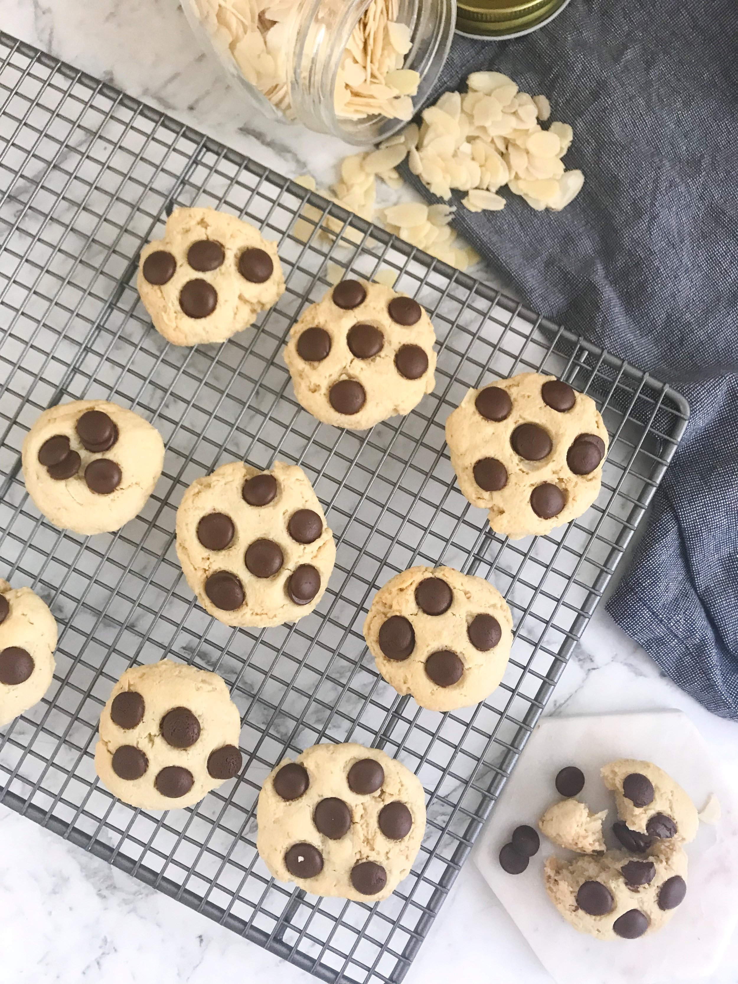 Choc Almond Cookies = Amazing.