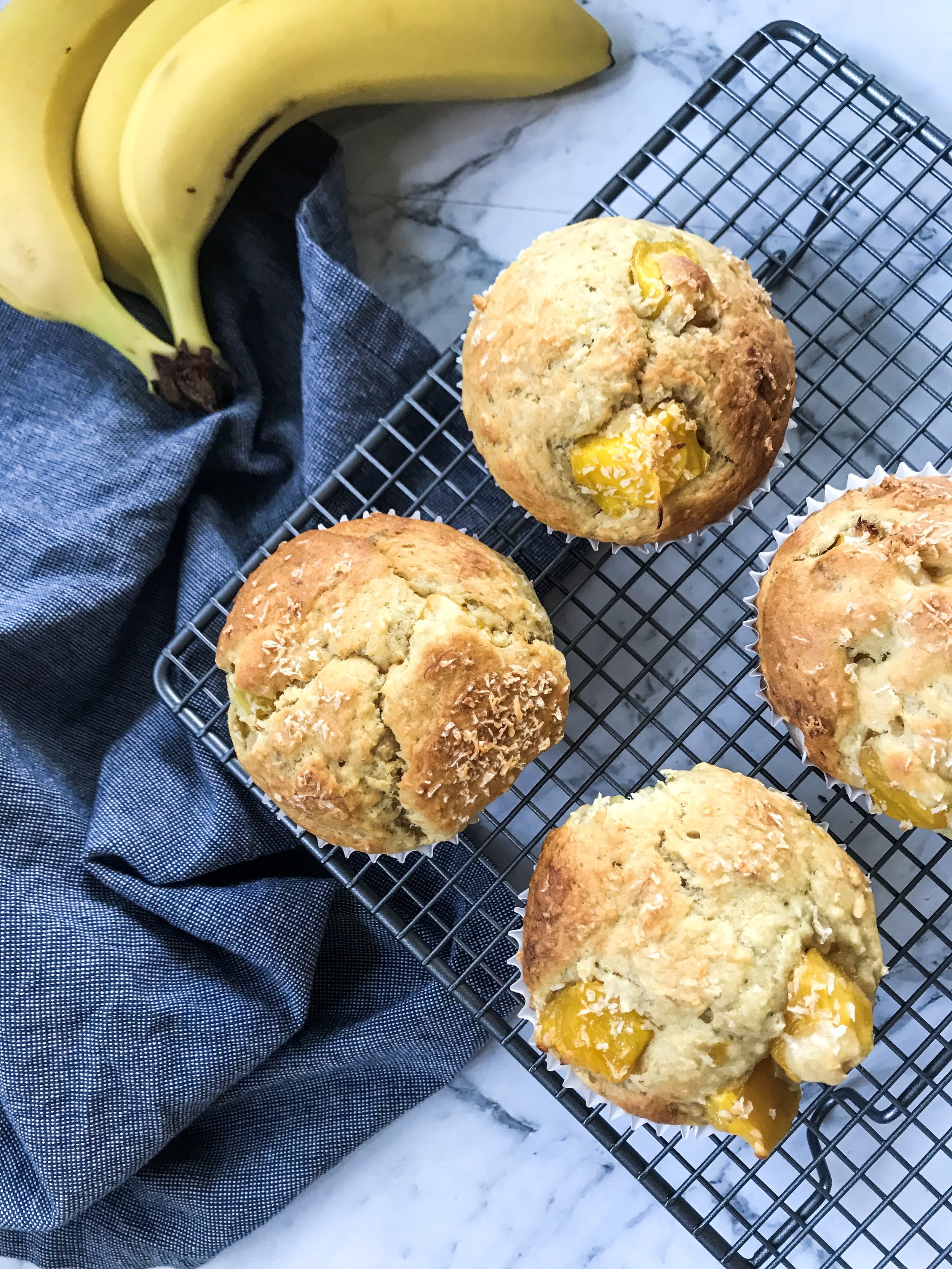 Mango & Coconut Muffins 
