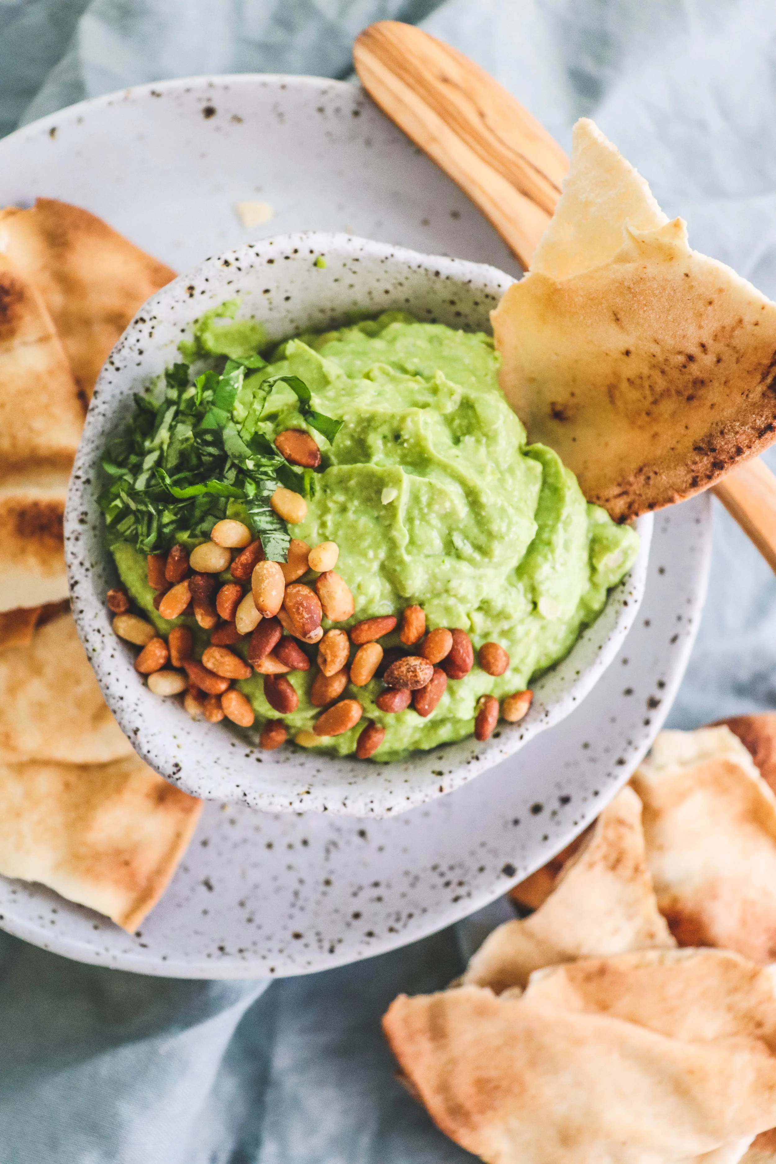 Avocado &amp; Pine Nut Pesto
