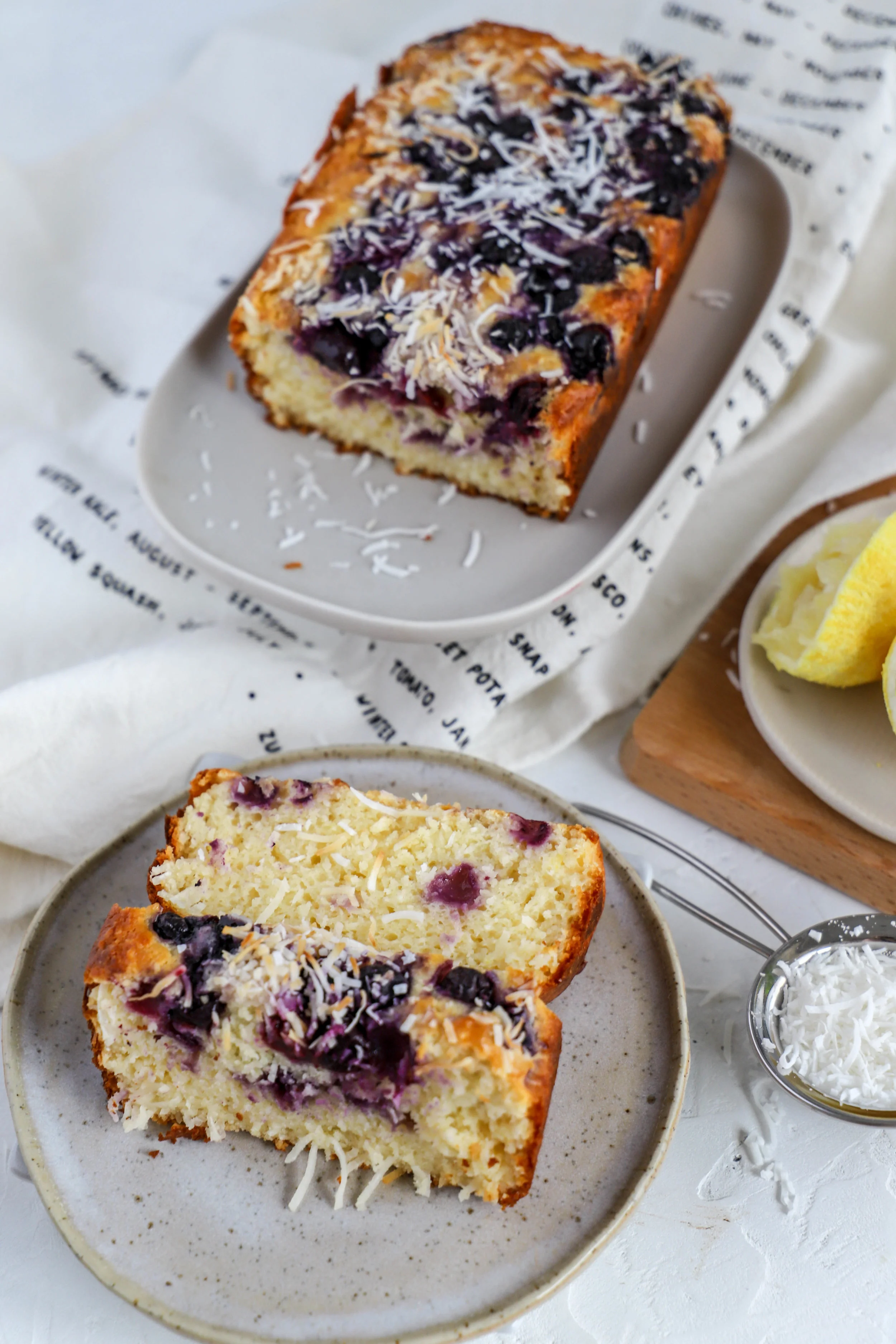 Lemon, Yoghurt &amp; Blueberry Loaf