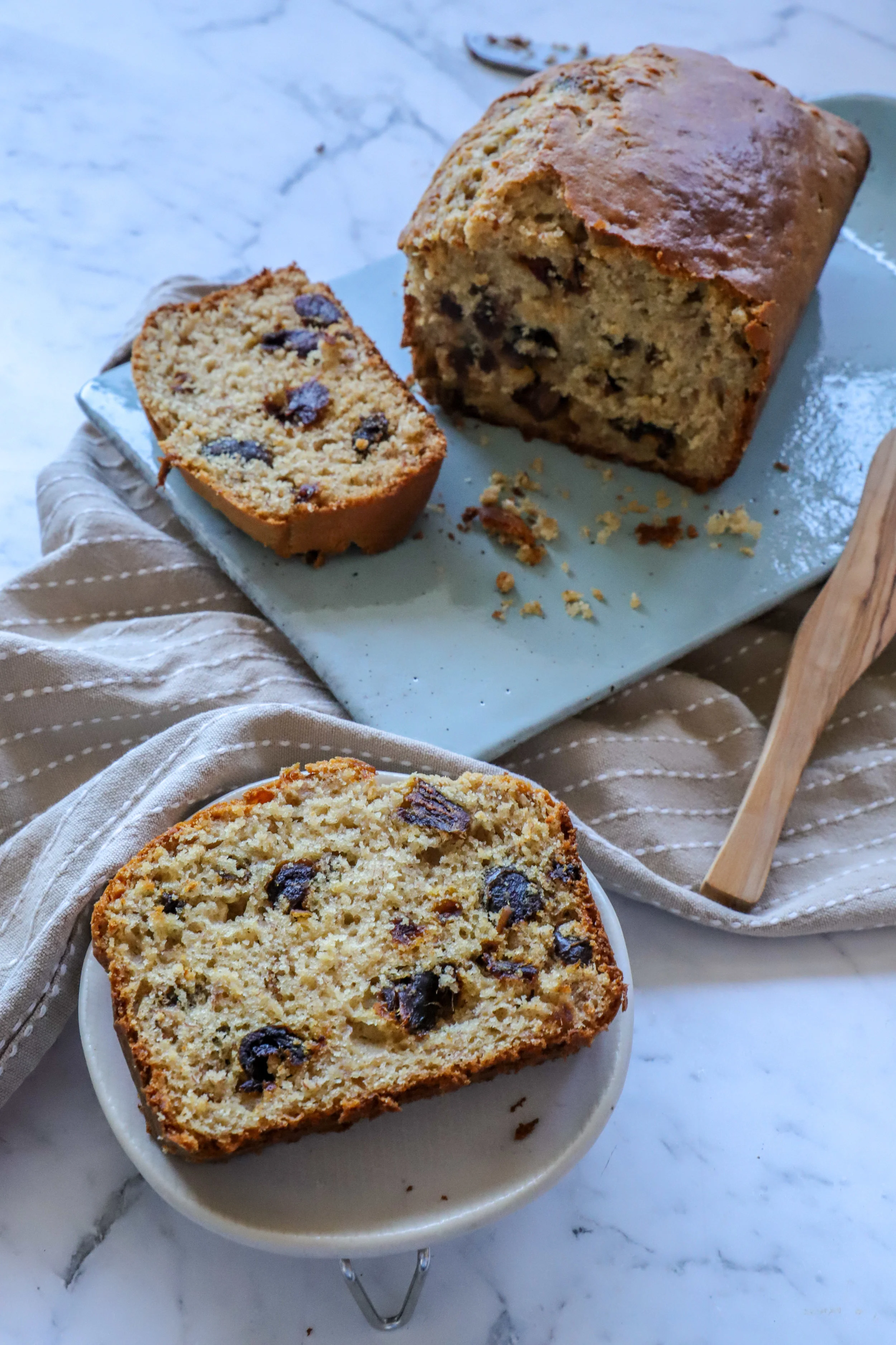 Banana Date Loaf