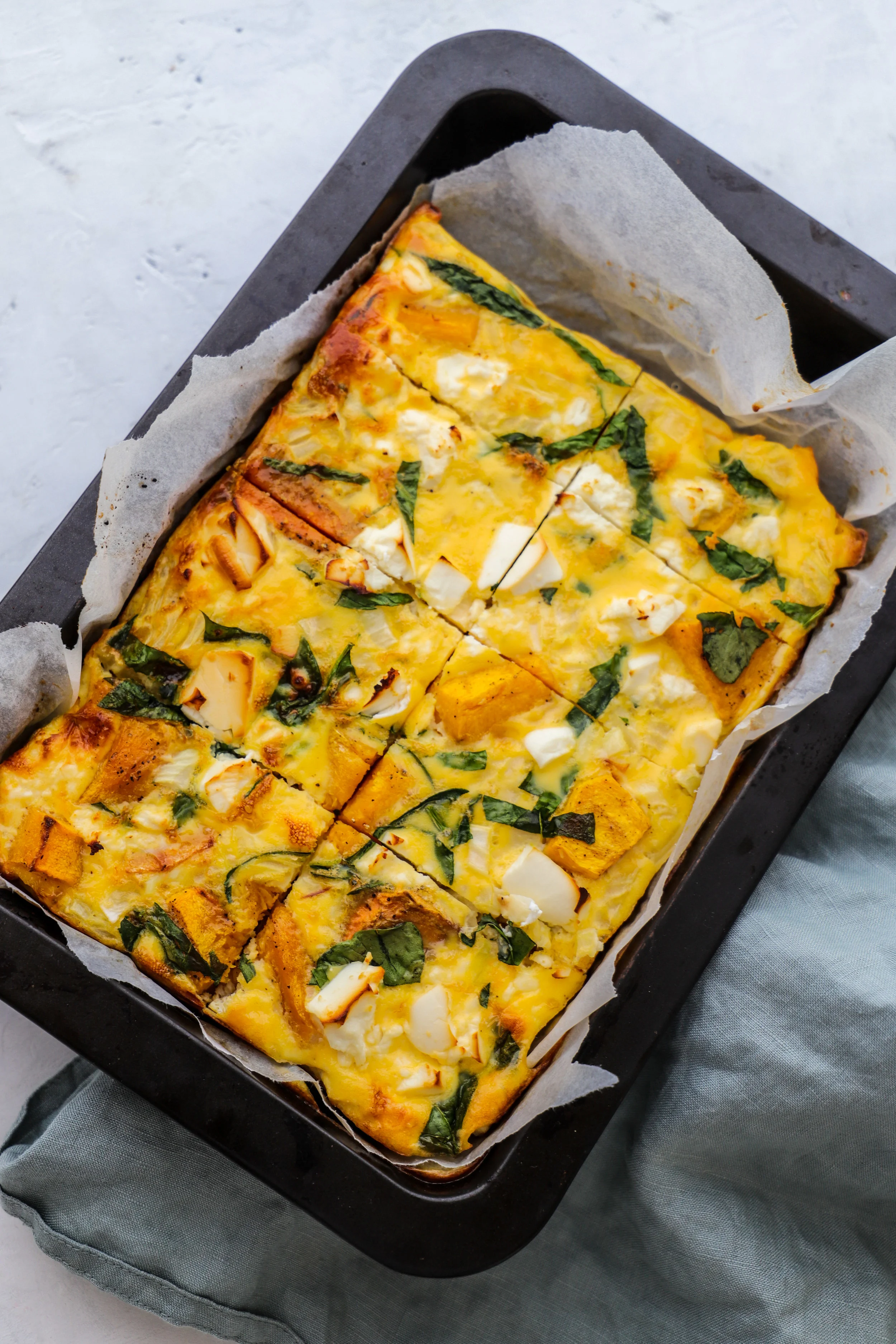 Roast Pumpkin &amp; Fetta Frittata 