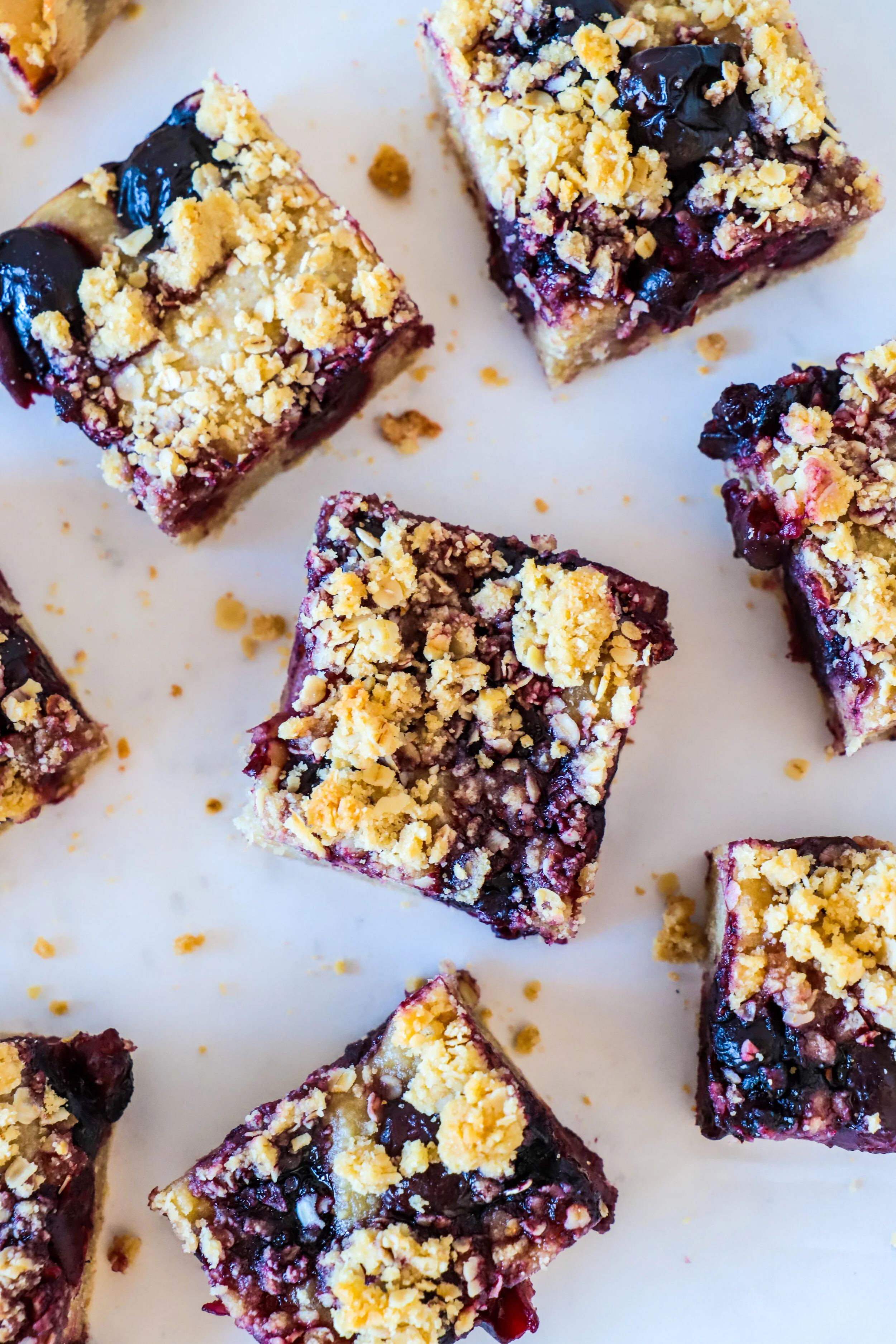 Cherry Almond Squares 