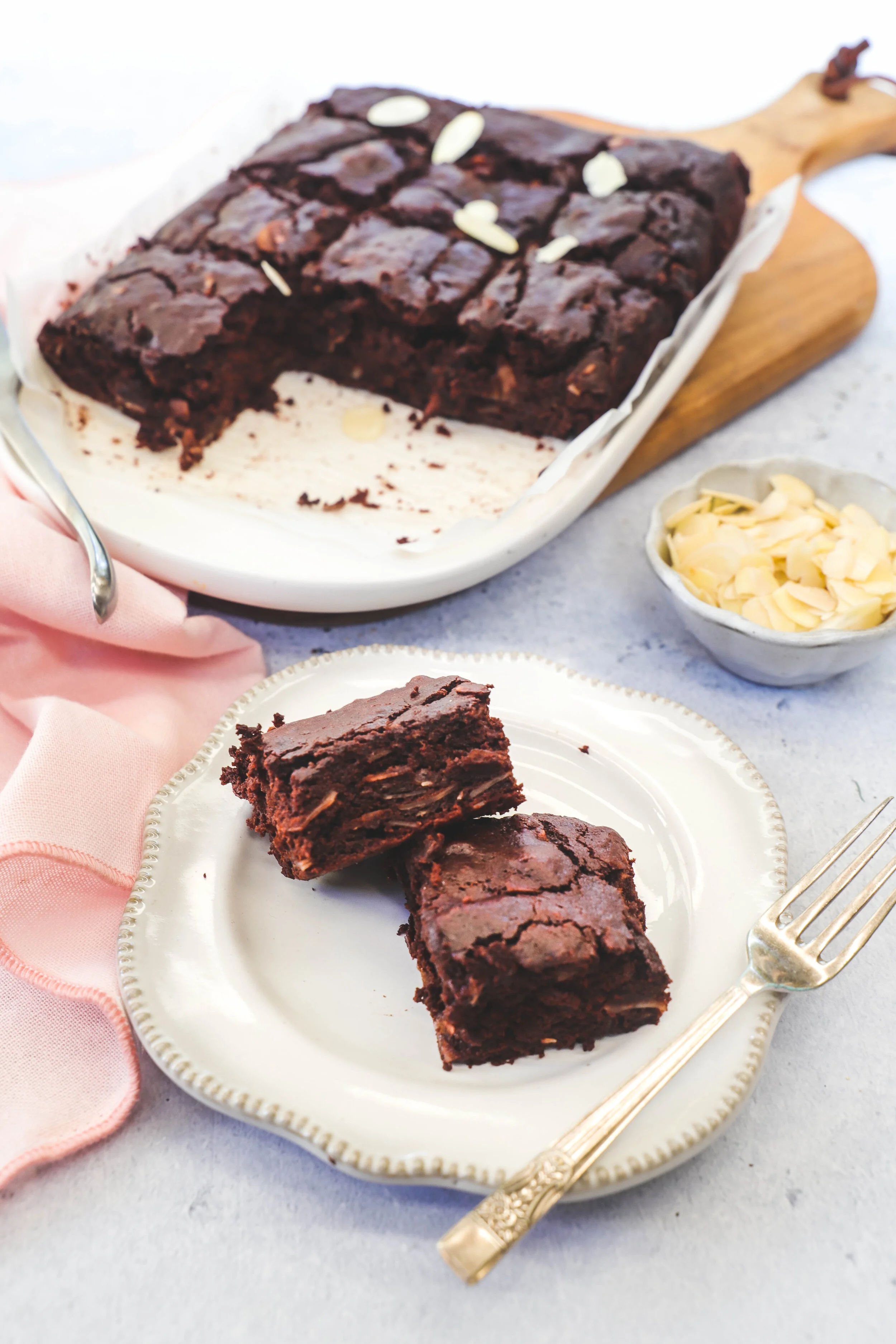 Fudgey Sweet Potato Brownies