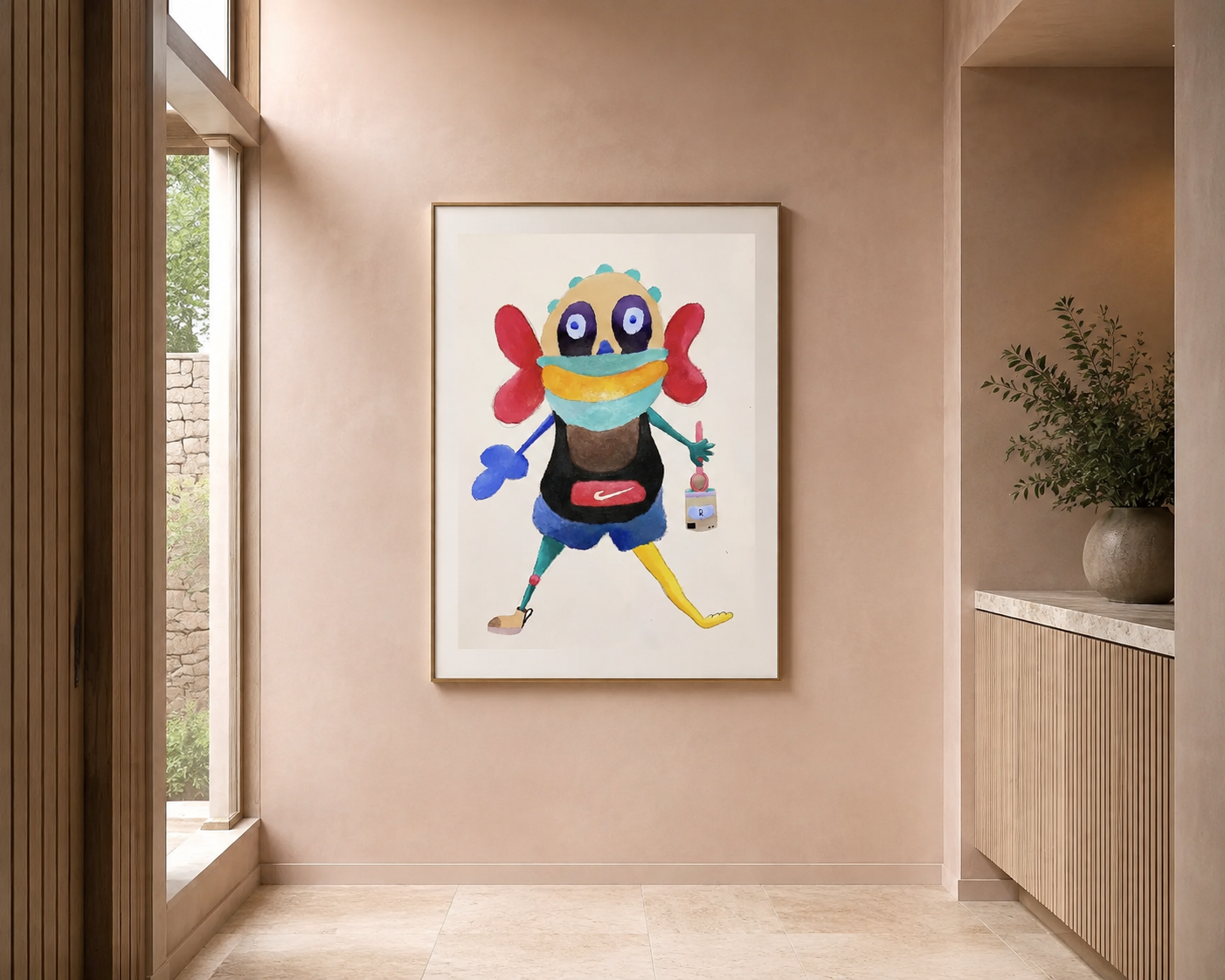 Sprint, artwork by Alexander Reagan displayed in a contemporary interior