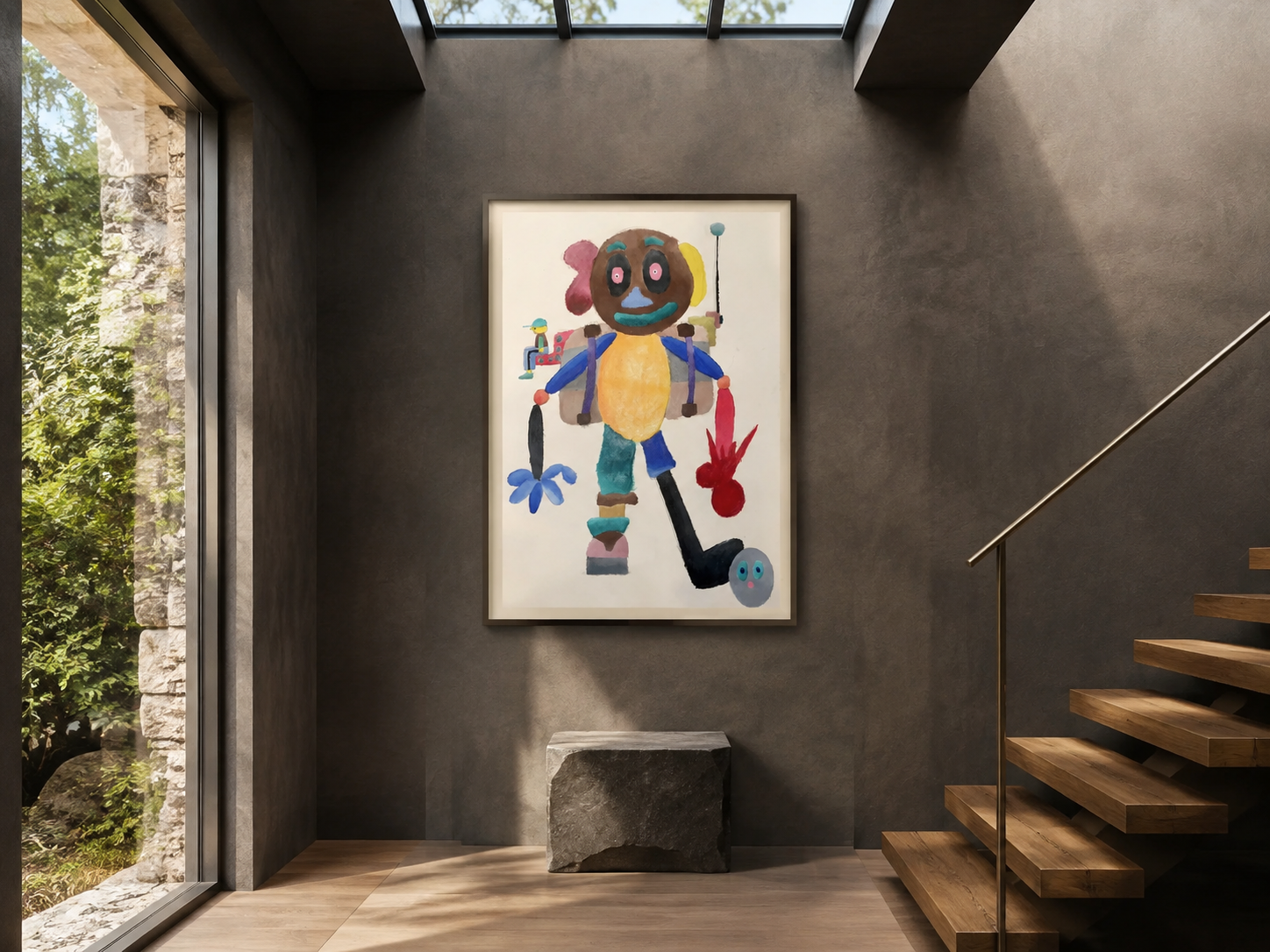 Signal, artwork by Alexander Reagan displayed in a contemporary interior