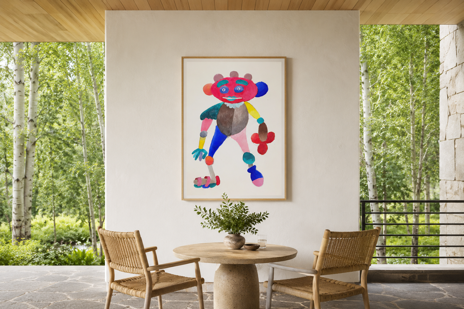Circus, artwork by Alexander Reagan displayed in a contemporary interior