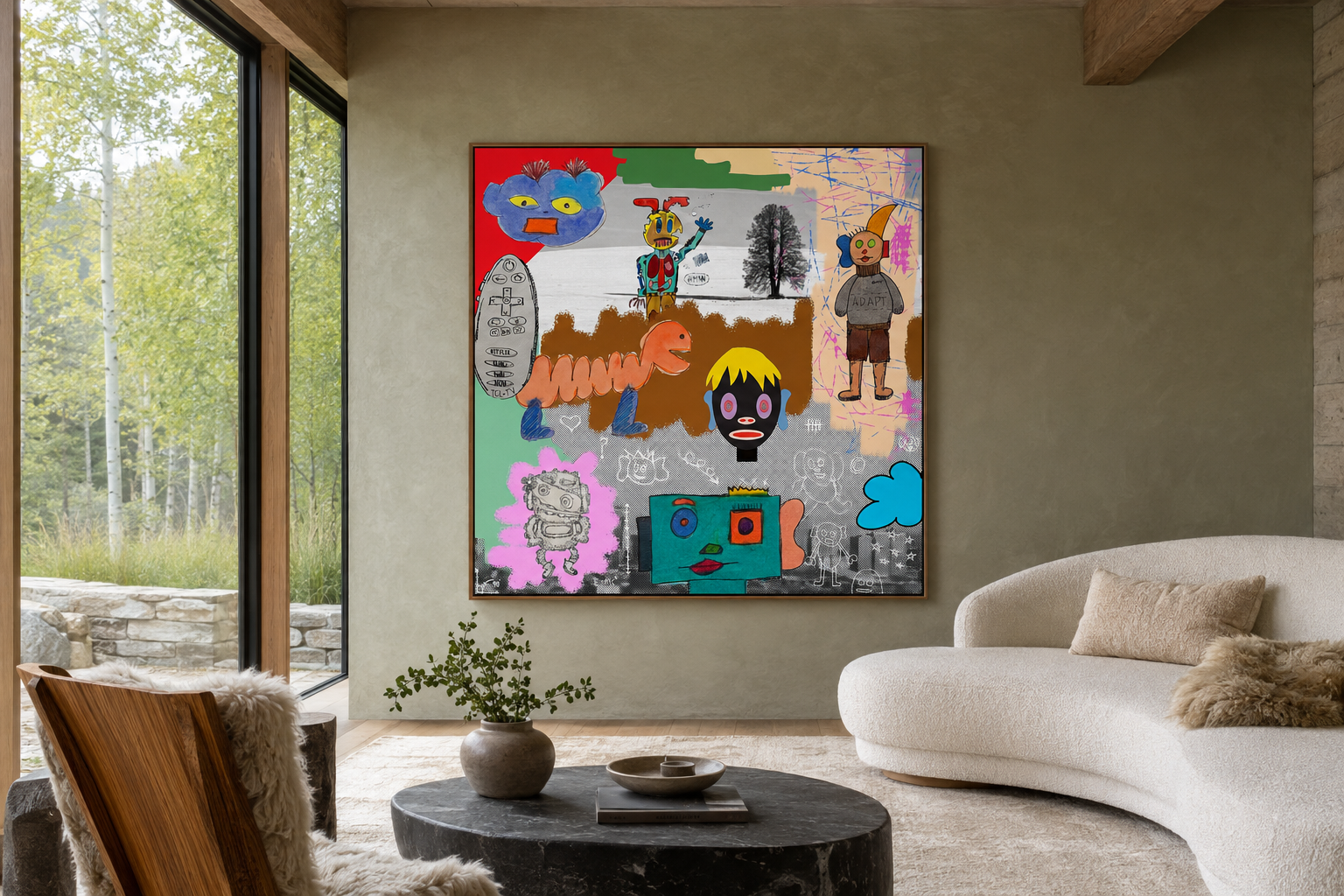 Untitled, artwork by Alexander Reagan displayed in a contemporary interior