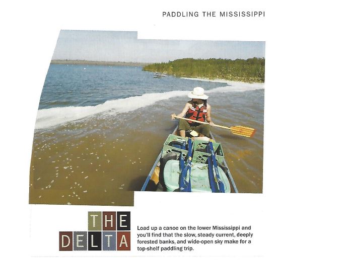 Paddling the Mississippi Delta