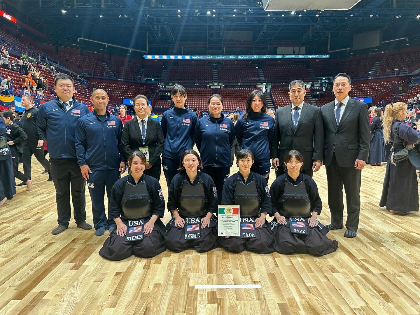 Day 1 complete✅
Kasey Tada has placed top 8 in the WKC women&rsquo;s individuals
&bull;
&bull;
&bull;
&bull;
&bull;
#wkc #kendo #martialarts #milano #teamusa #worldkendochampionships